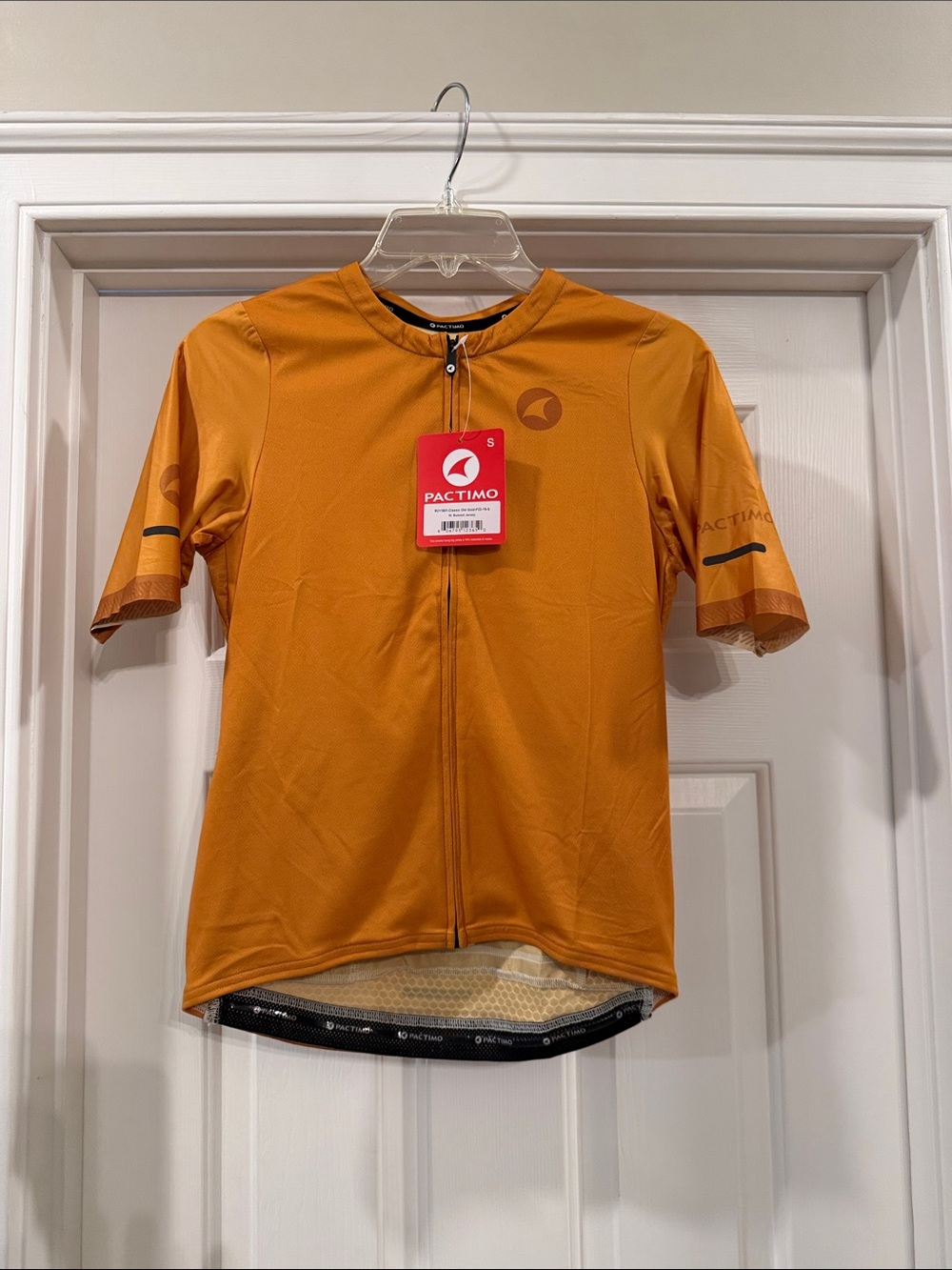 Pactimo Women's Short Sleeve Cycling Jersey in Mustard